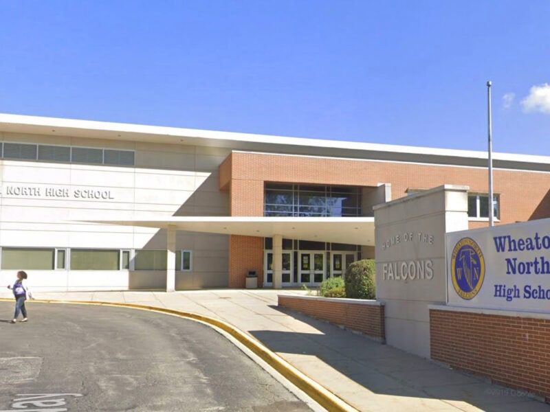 Heavy police response sent after report of weapon on campus at high school in Wheaton